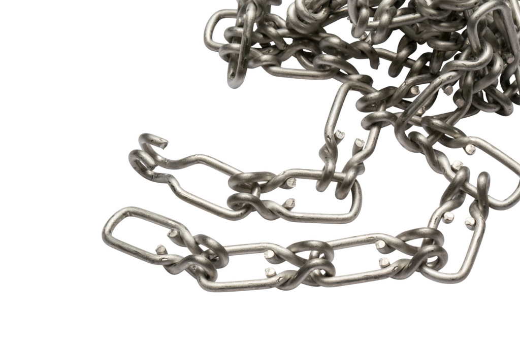 316L Stainless Steel Chain for Babbitt Adjustable Sprocket Rims