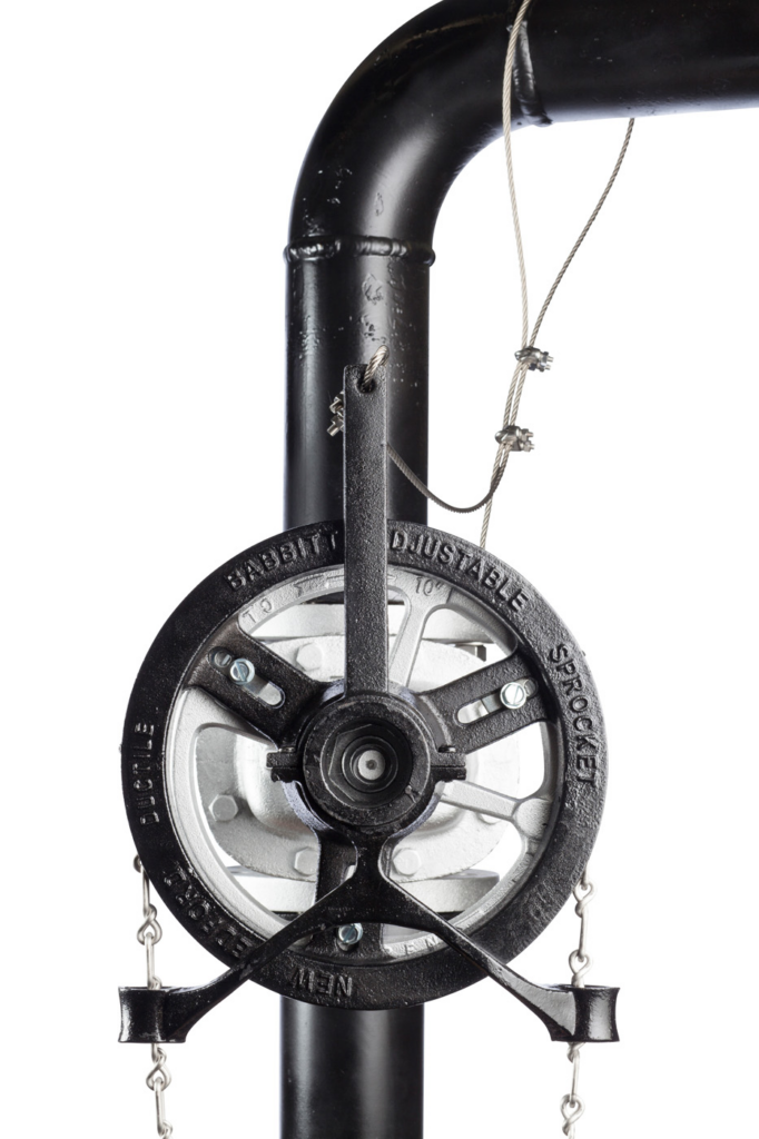 Ductile Iron Safety Wheels with Ductile Iron Guide Arms