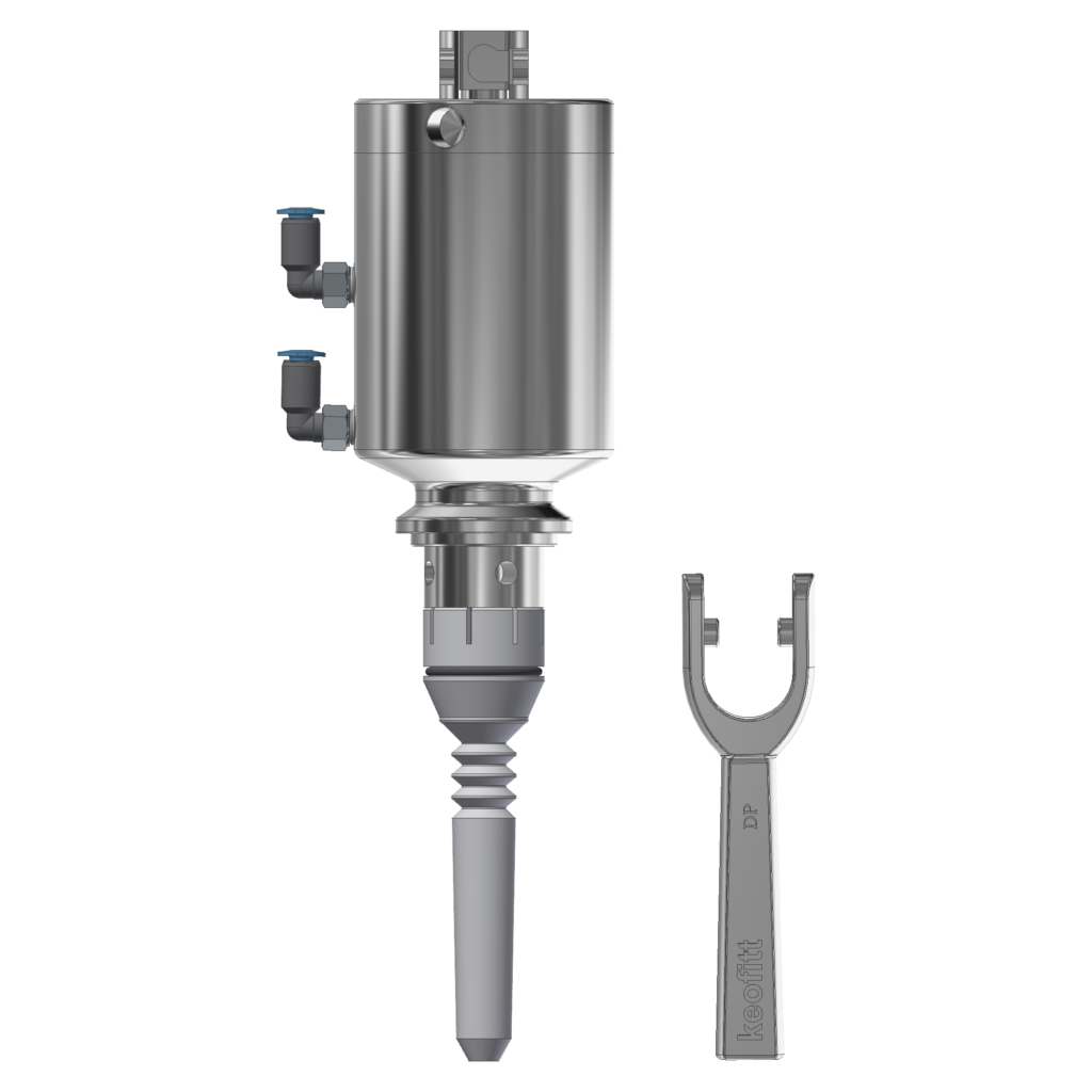 Sampling Connection Valve Sampling Valve Pneumatic Head Type N with PTFE Membrane and Ingold ...